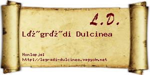 Légrádi Dulcinea névjegykártya